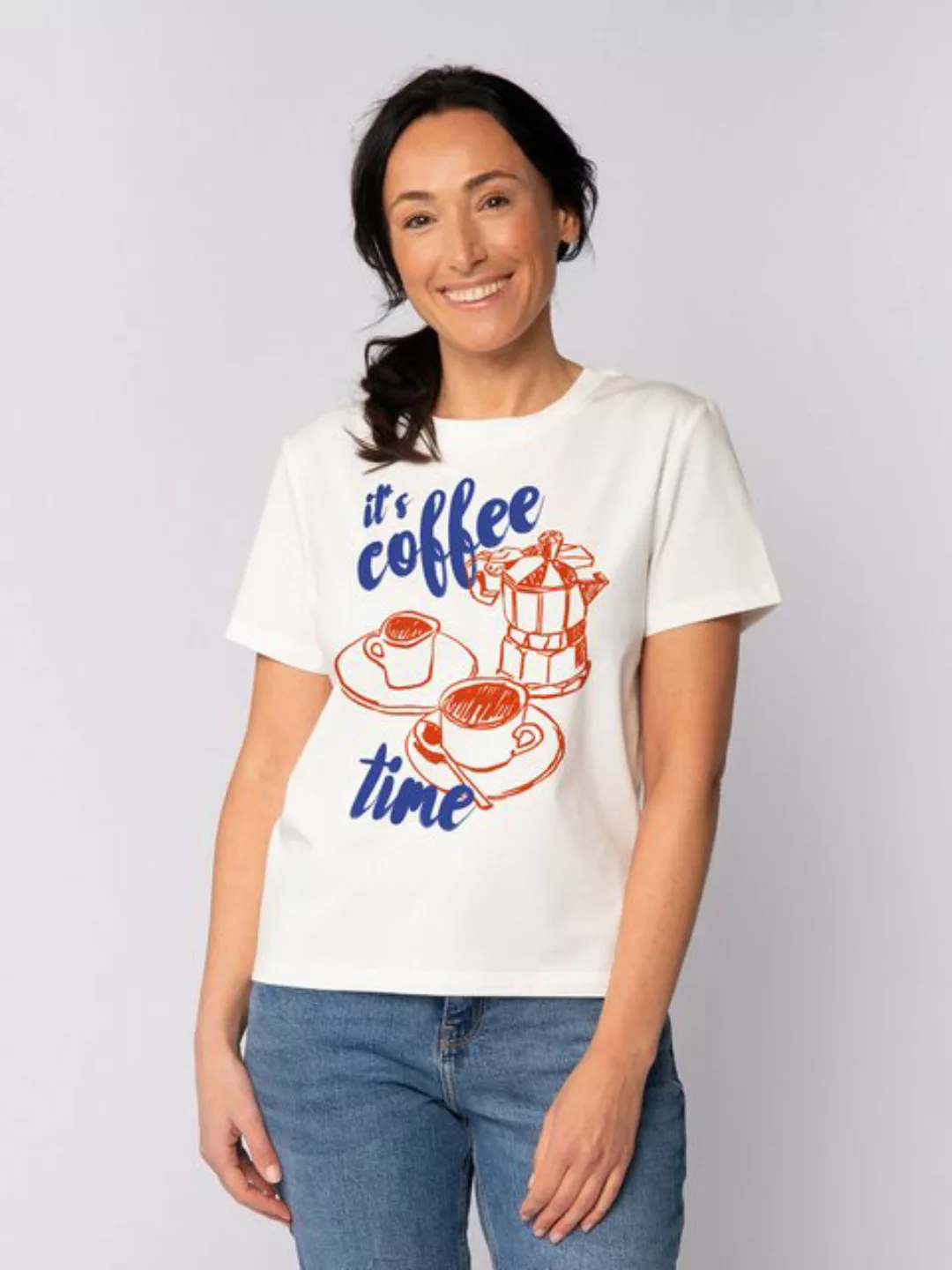 wat? Apparel T-Shirt Its coffee time günstig online kaufen