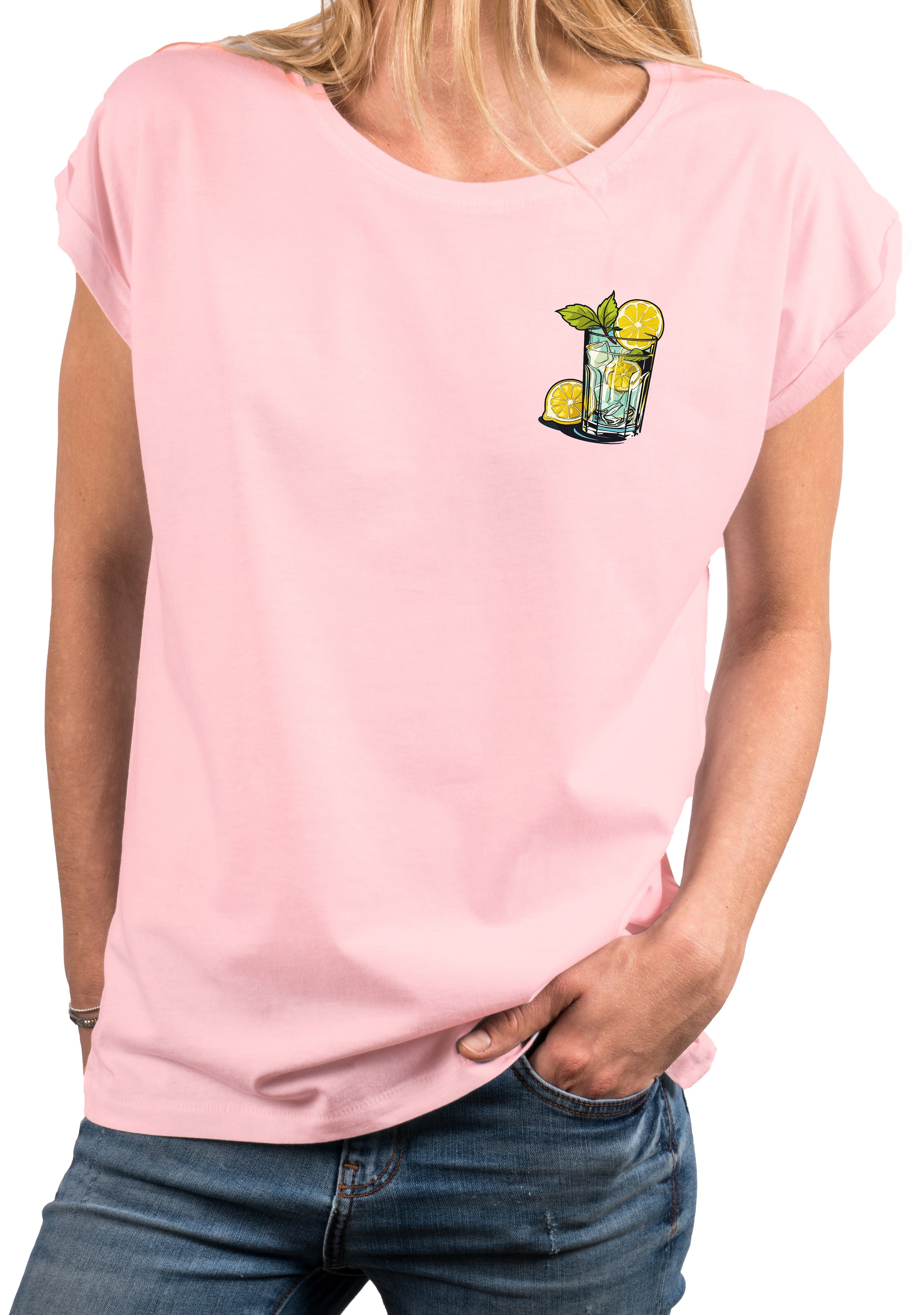 MAKAYA Print-Shirt Gin Tonic Gläser schöne günstig online kaufen