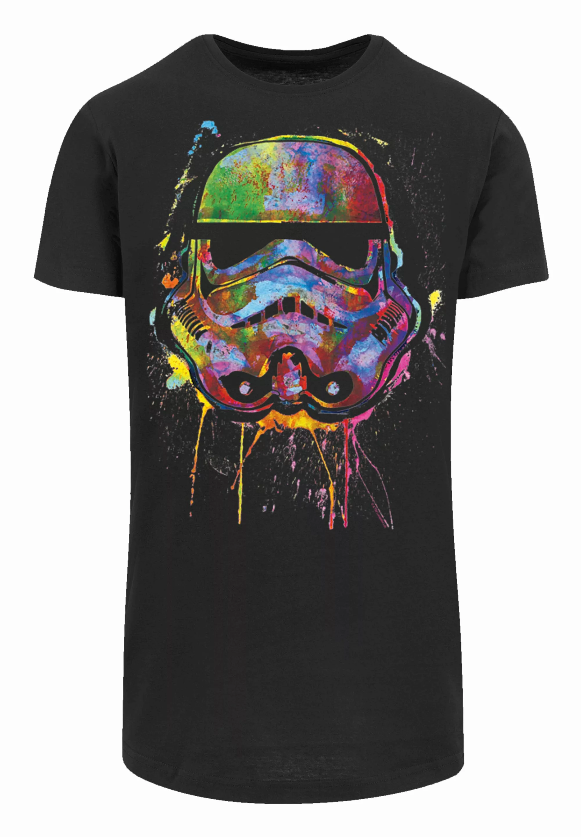 F4NT4STIC Kurzarmshirt "F4NT4STIC Herren Stormtrooper Paint Splats with Sha günstig online kaufen