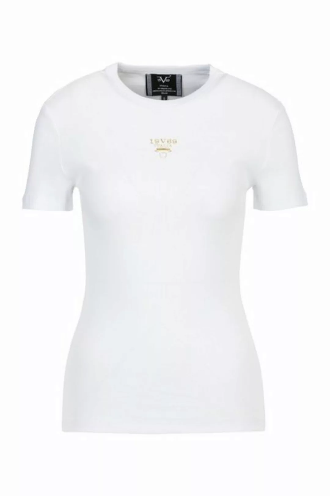 19V69 Italia by Versace T-Shirt LETIZIA RIB Figurbetontes Shirt mit kleinem günstig online kaufen