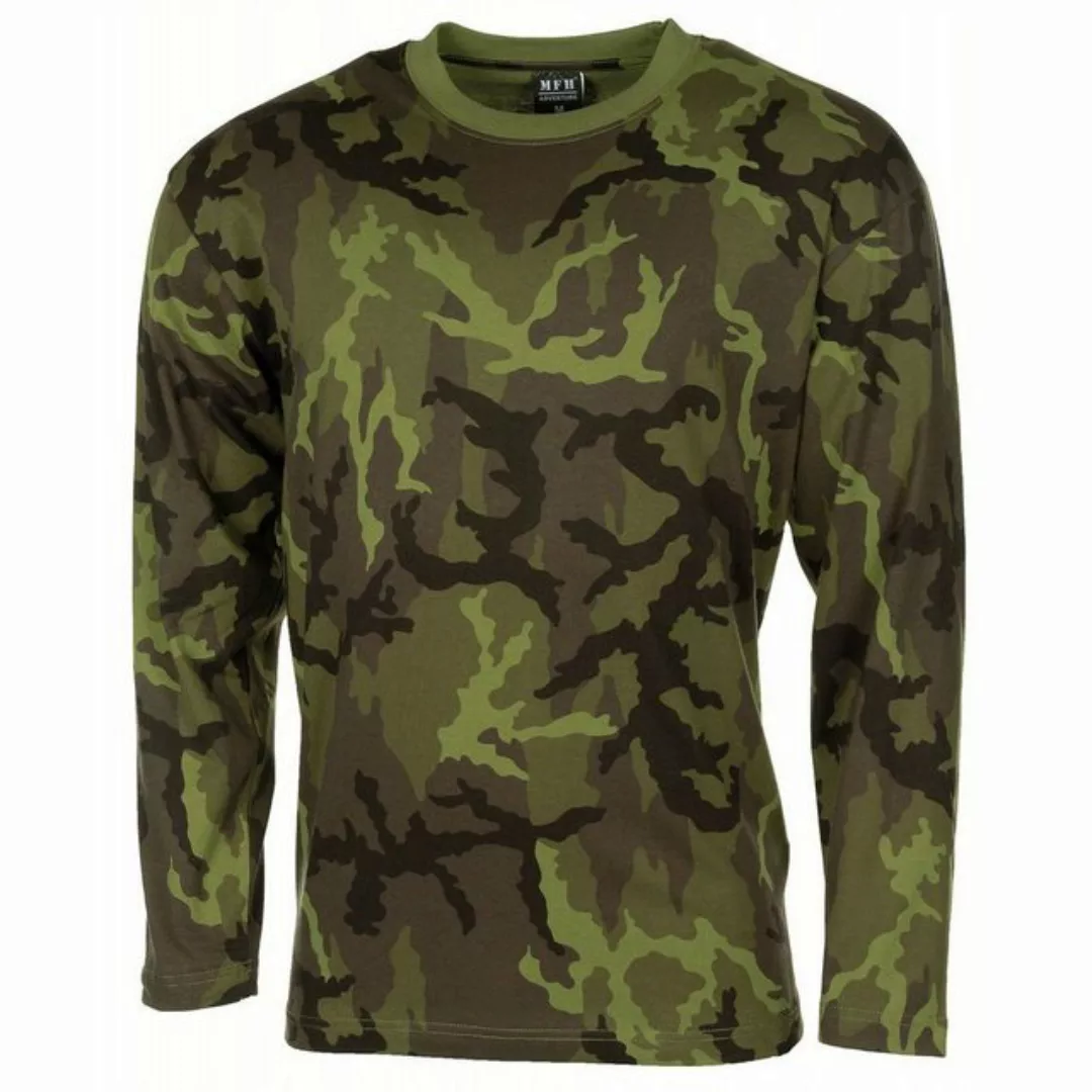 MFH T-Shirt Outdoor Tarn-Shirt, langarm, M 95 CZ tarn, 170 g/m² XXL günstig online kaufen