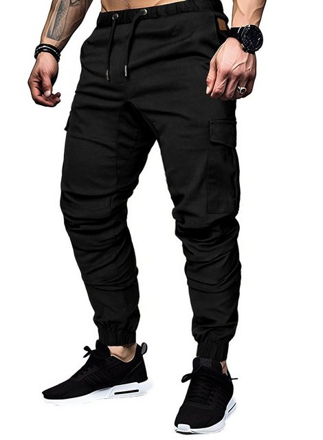 JMIERR Cargohose Cargohose Herren Baumwolle Chino Hose Jogginghose für Männ günstig online kaufen