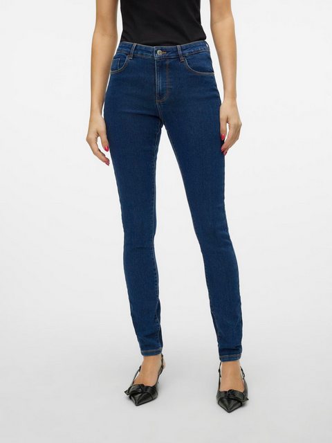 Vero Moda Skinny-fit-Jeans "VMELLY MR SKINNY JEANS BLUE NOOS" günstig online kaufen