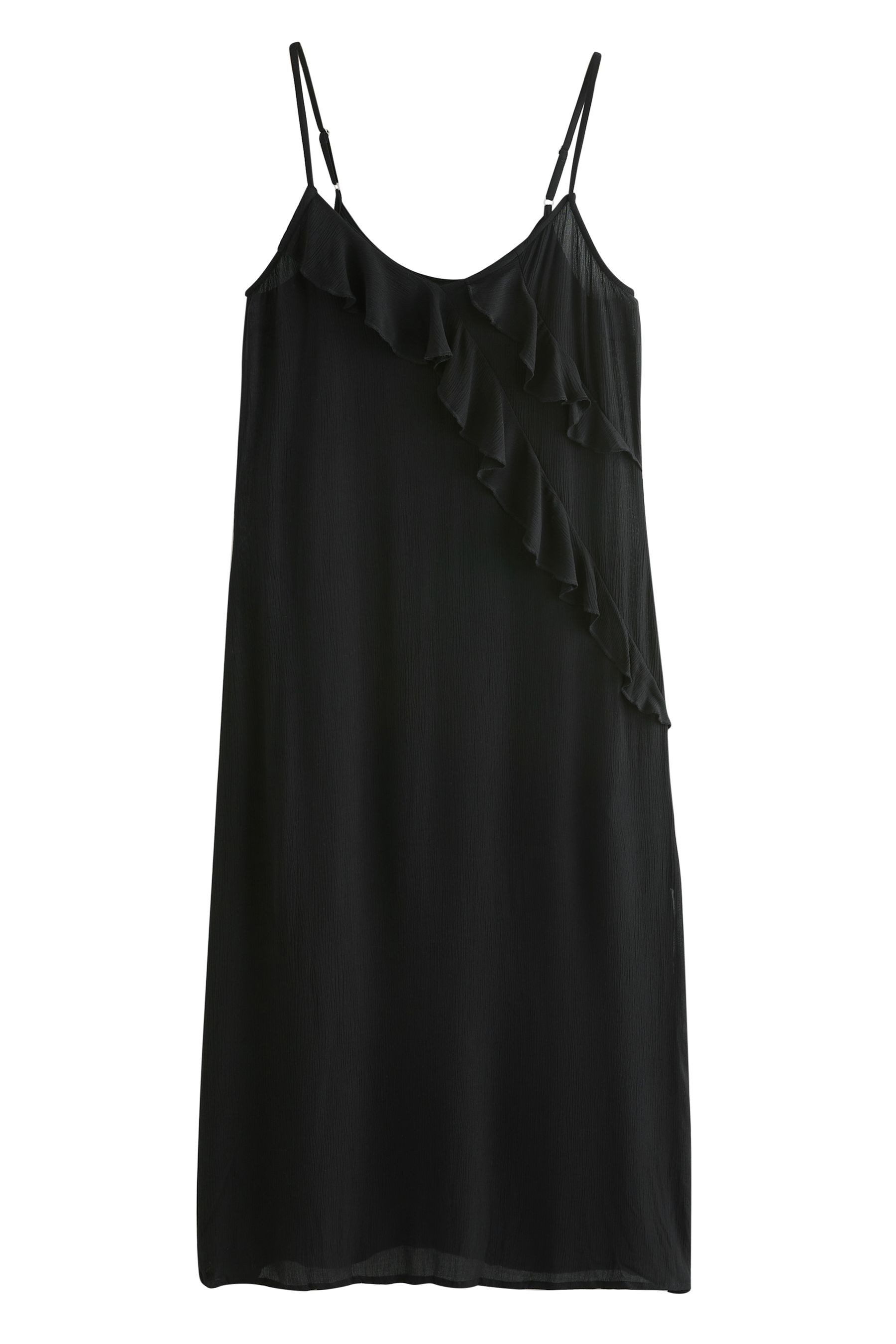 Next Midikleid Mittellanges Trägerkleid mit Rüschen günstig online kaufen