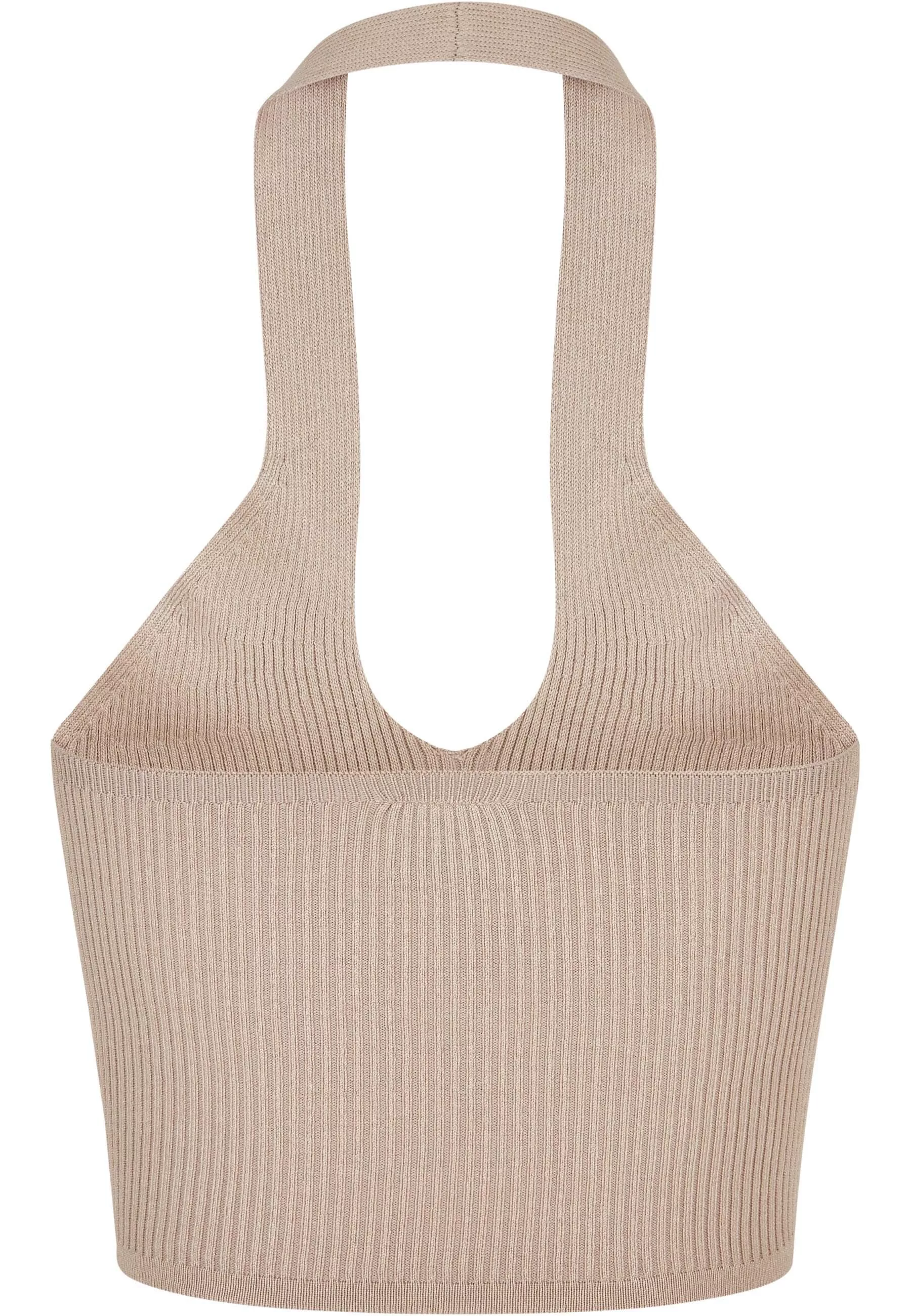 URBAN CLASSICS Muskelshirt "Urban Classics Damen Ladies Rib Knit Crossed Ne günstig online kaufen