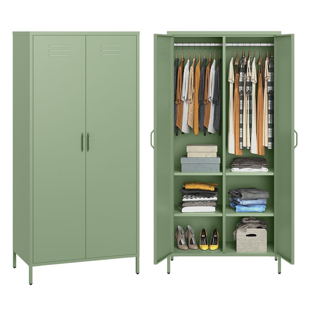 skølm. Kleiderschrank Atria (Metall Kleiderschrank) Doppeltür, günstig online kaufen