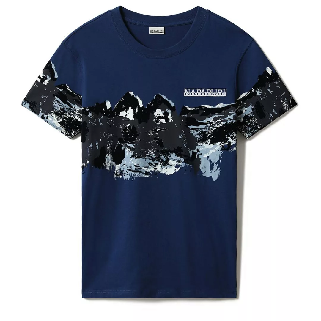 Napapijri Sarey Kurzärmeliges T-shirt L Blue Aop F6O günstig online kaufen