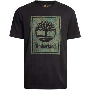 Timberland  T-Shirt T-Shirt mit Camouflage-Box-Logo günstig online kaufen