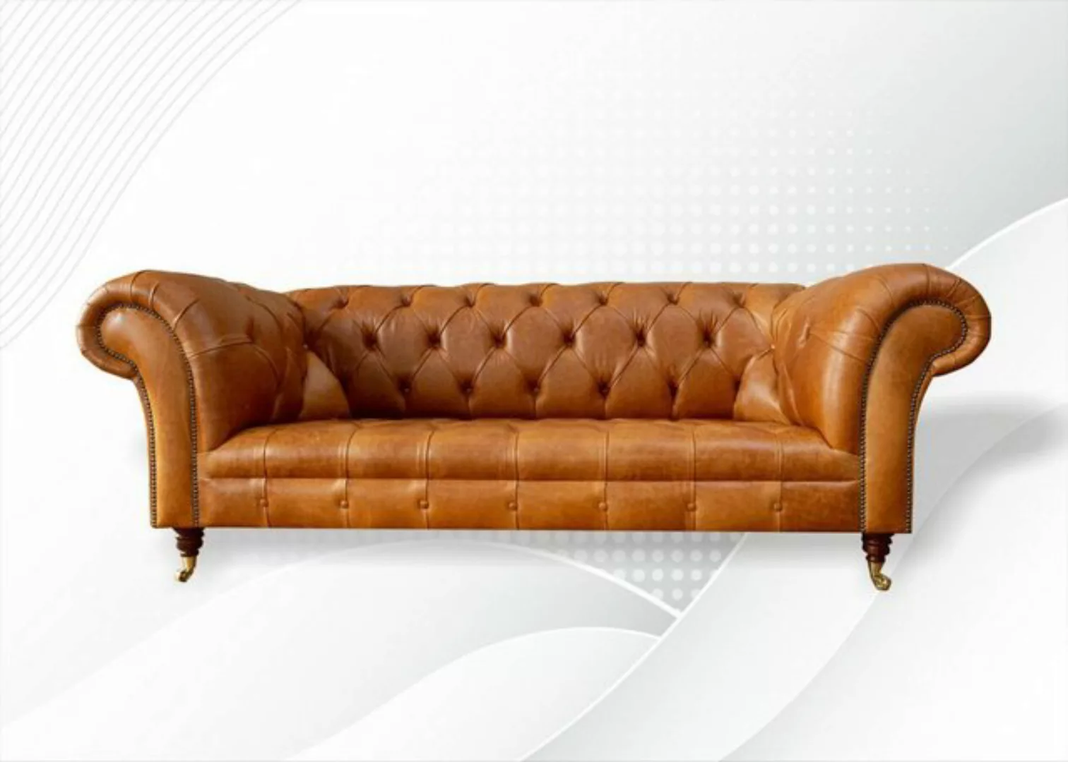 JVmoebel Chesterfield-Sofa, Chesterfield 3 Sitzer Design Sofa Couch 220 cm günstig online kaufen