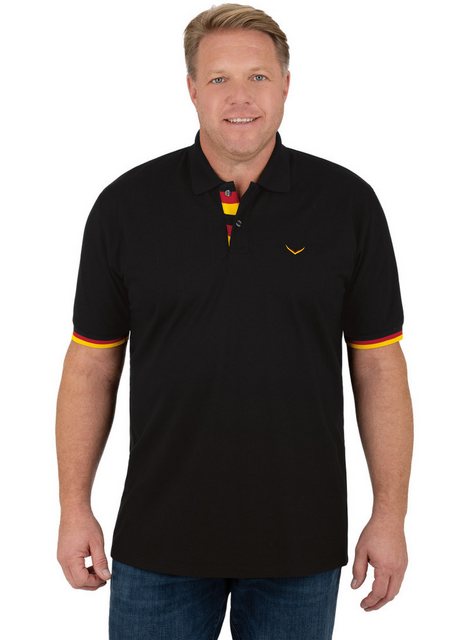 Trigema Poloshirt "TRIGEMA Deutschland Poloshirt" günstig online kaufen