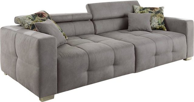 Jockenhöfer Gruppe Big-Sofa Trento, mit verstellbaren Kopfstützen und 4 Kis günstig online kaufen