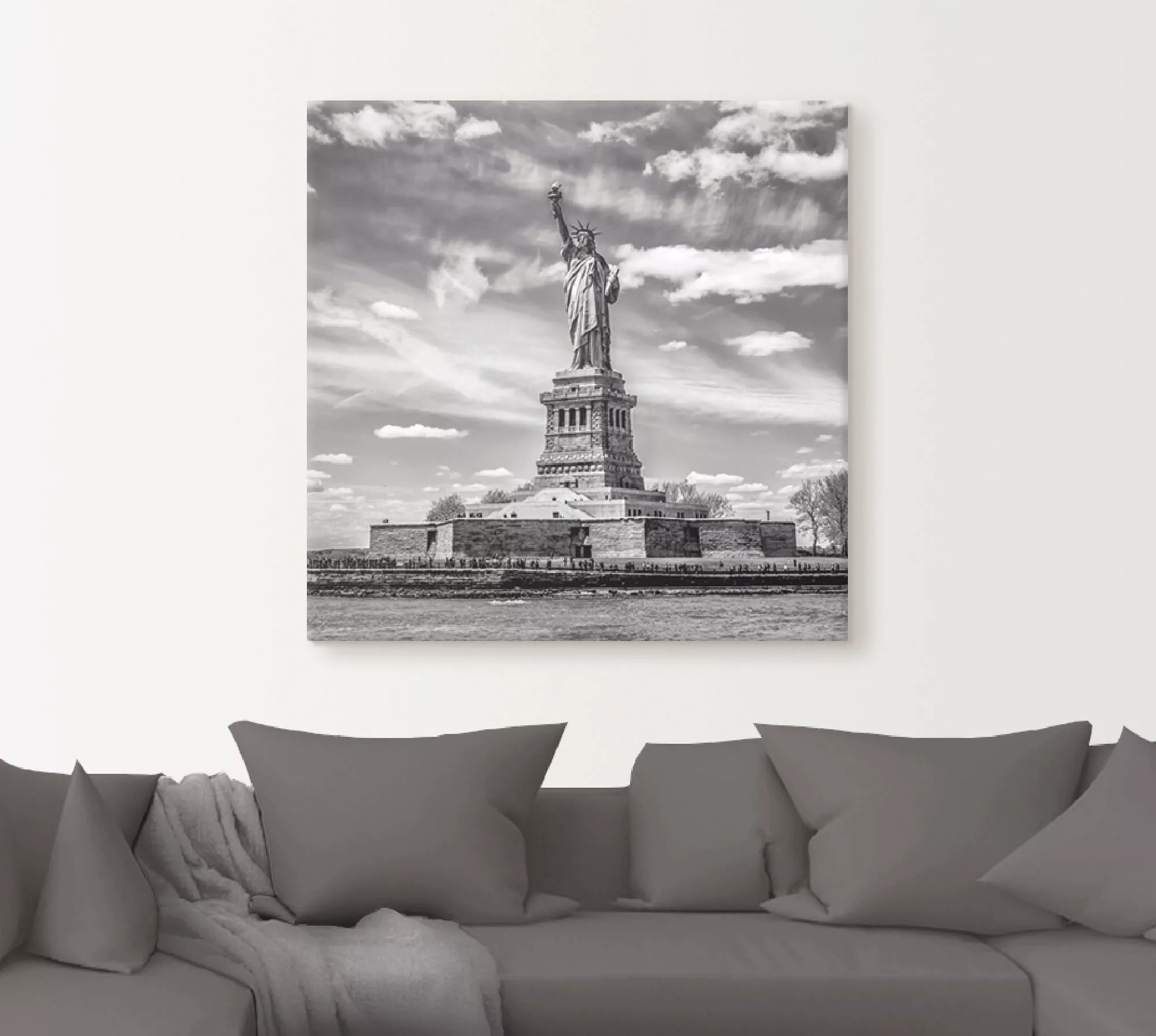 Artland Wandbild »New York City Freiheitsstatue«, Amerika, (1 St.), als Alu günstig online kaufen