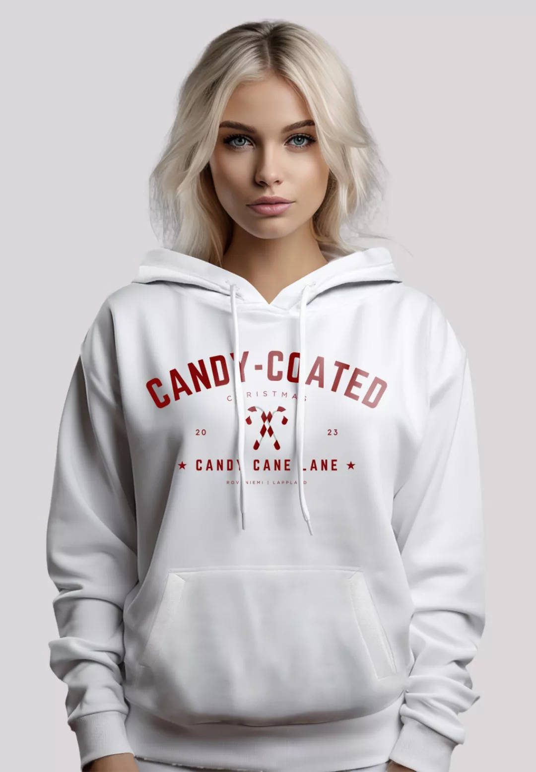 F4NT4STIC Kapuzenpullover "Weihnachten Candy Coated Christmas", Weihnachten günstig online kaufen