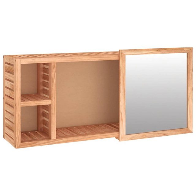 Vidaxl Spiegelschrank 80x17x34 Cm Massivholz Nussbaum günstig online kaufen