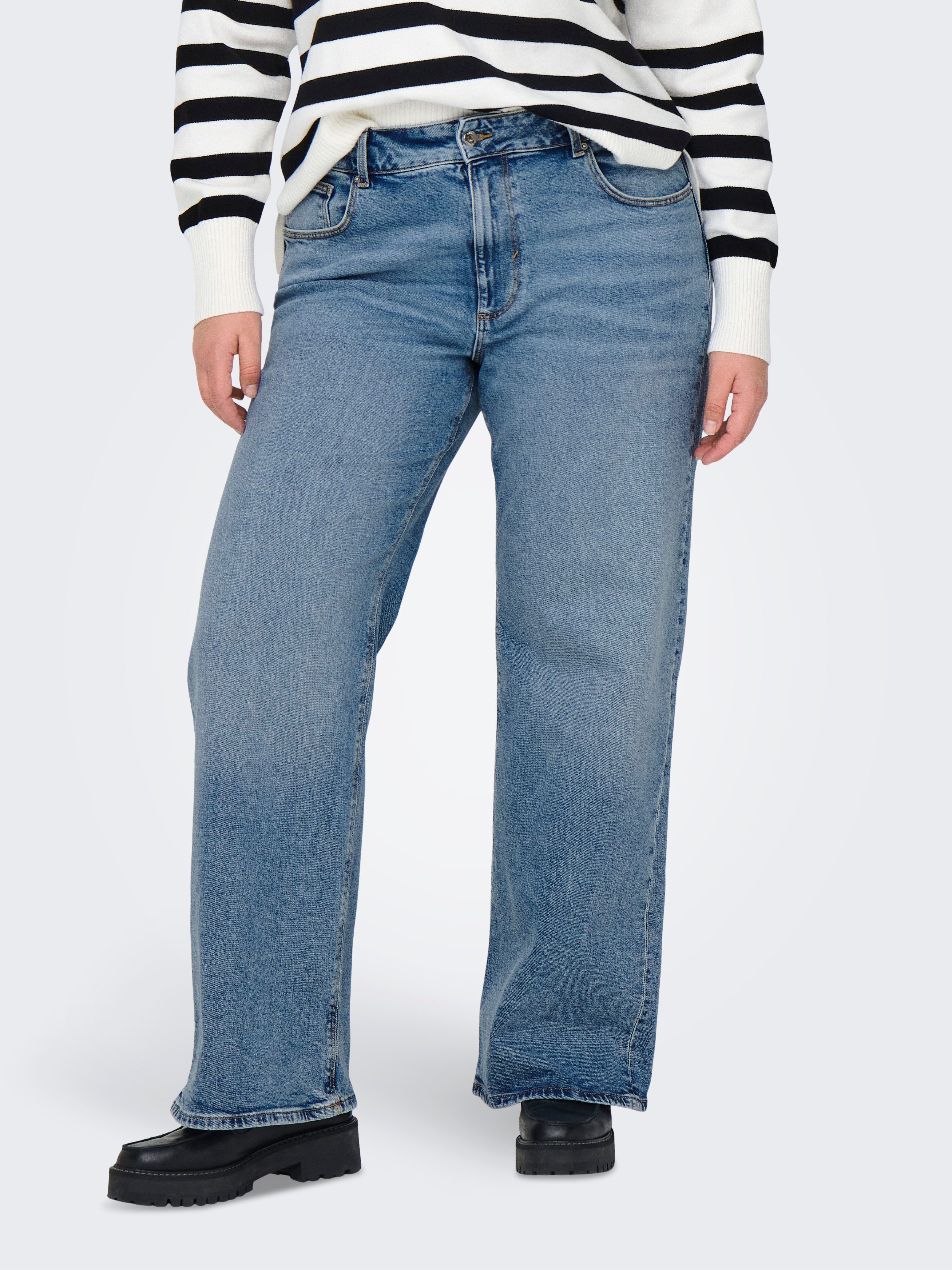 ONLY CARMAKOMA High-waist-Jeans CARJUICY HW WIDE günstig online kaufen