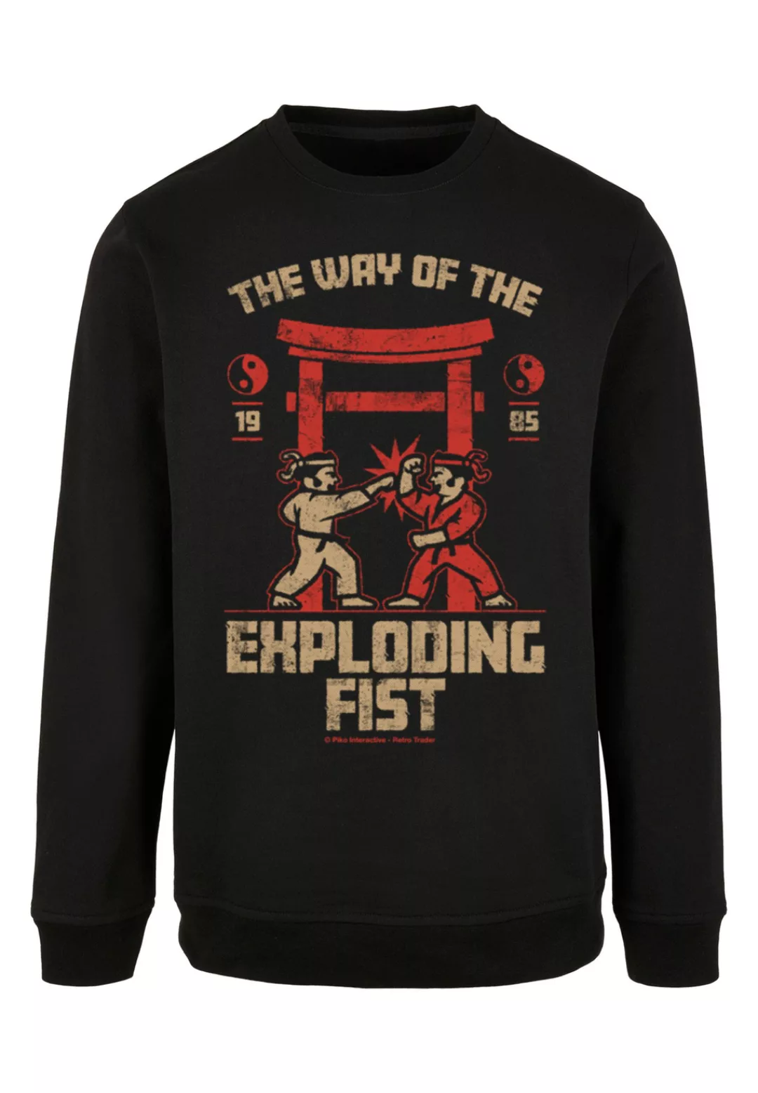 F4NT4STIC Kapuzenpullover "Retro Gaming The Way of the Exploding Fist", Pri günstig online kaufen