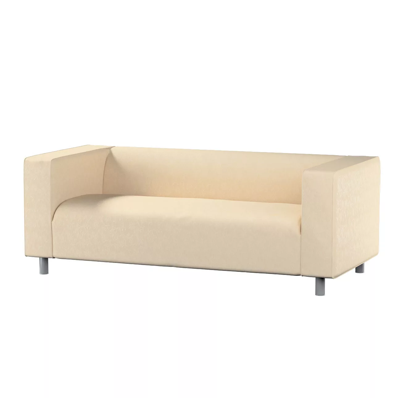 Bezug für Klippan 2-Sitzer Sofa, ecru, Sofahusse, Klippan 2-Sitzer, Living günstig online kaufen