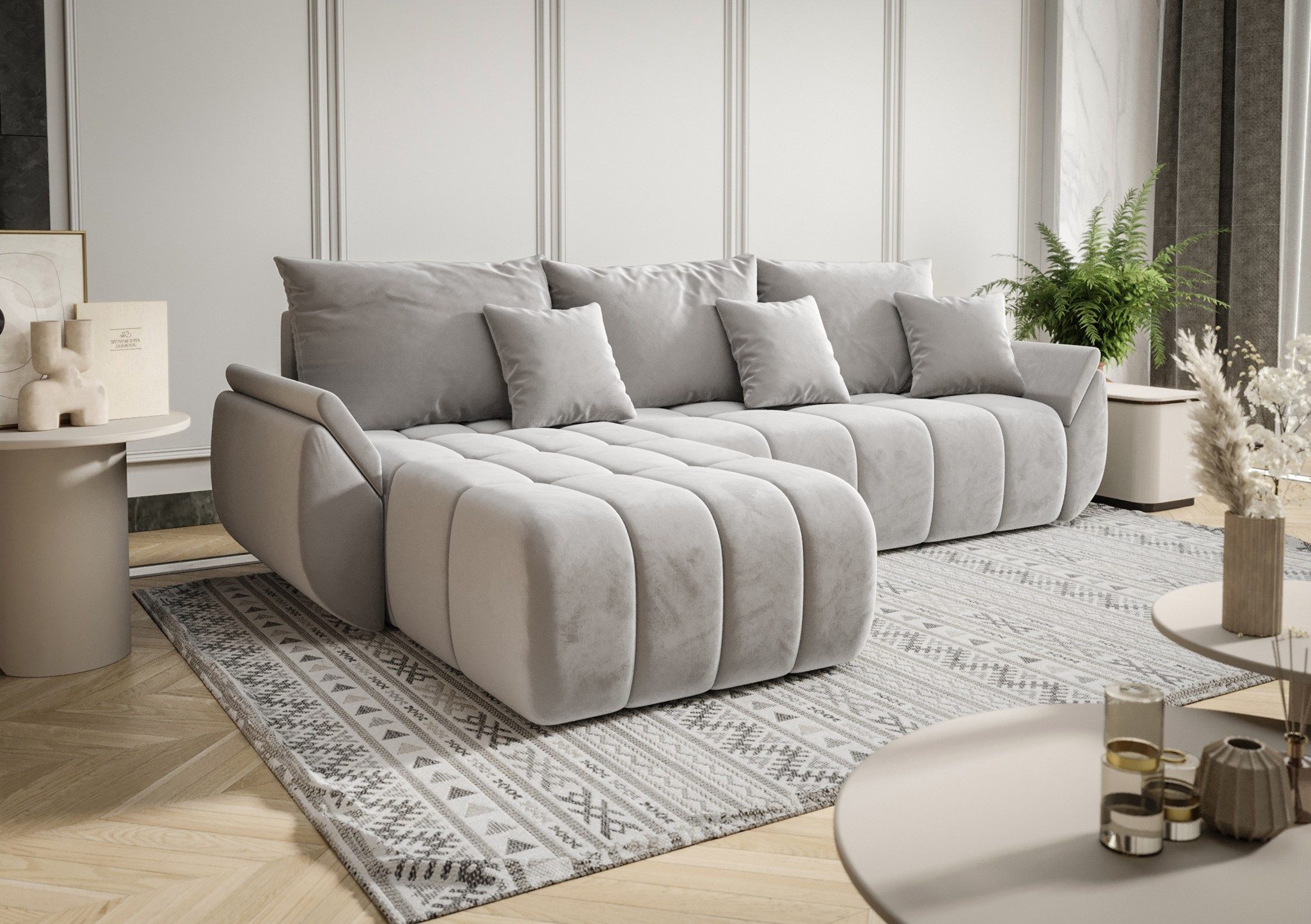 Fun Möbel Ecksofa Schlafsofa Sofa OSAKA günstig online kaufen