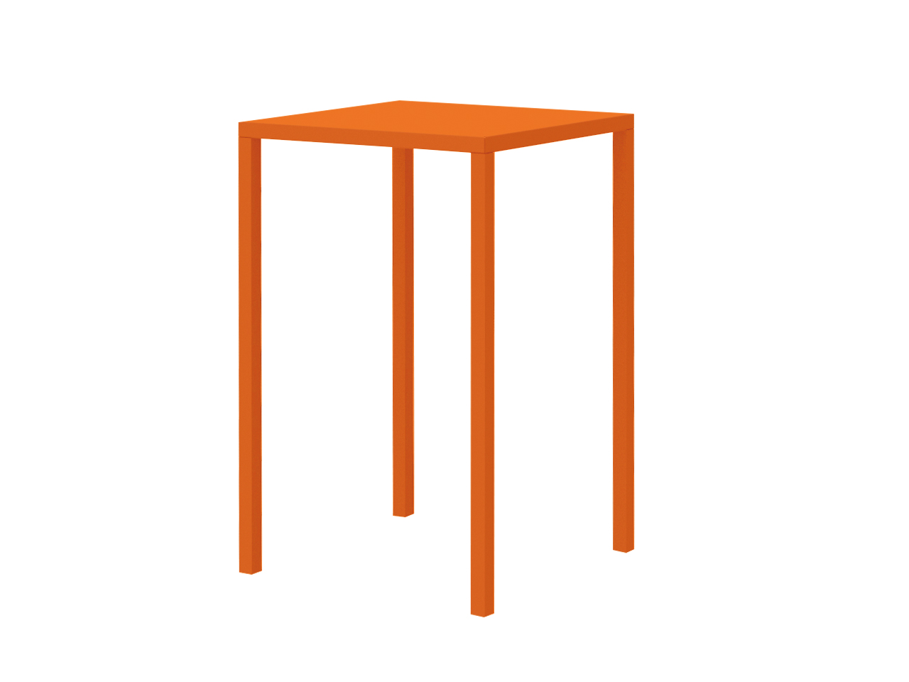 Outdoor Stehtisch Quatris 70x70x110 cm orange günstig online kaufen