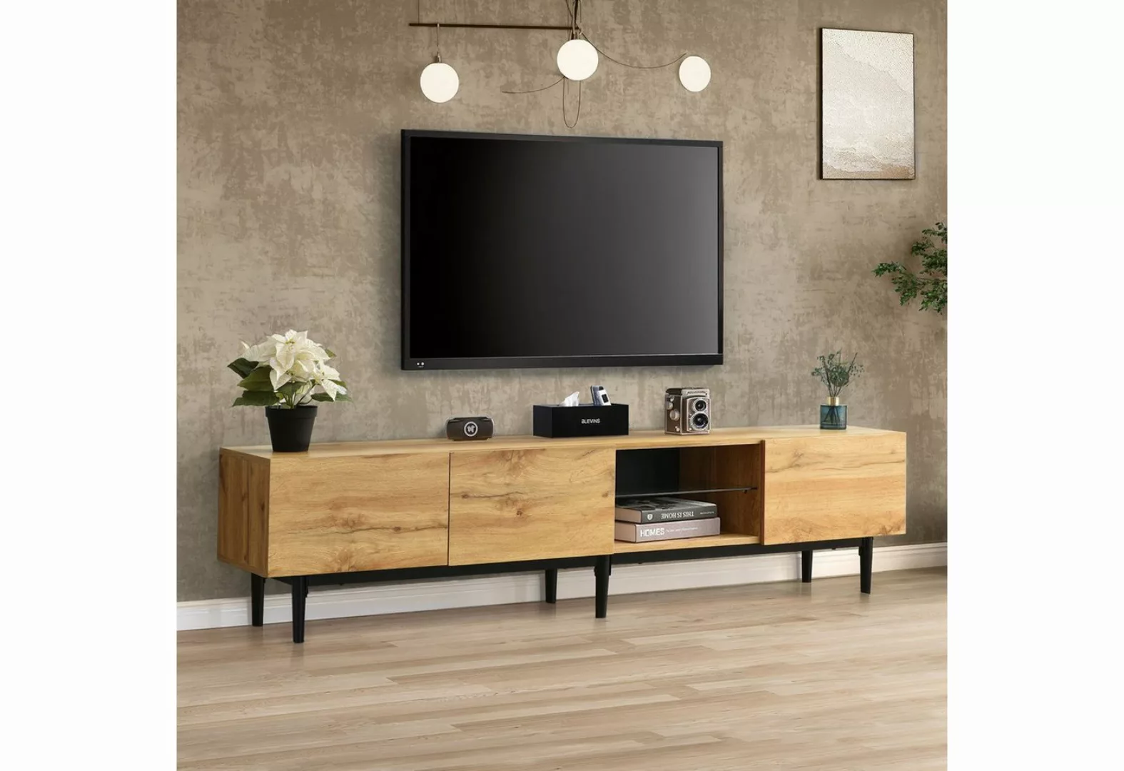 HAUSS SPLOE TV-Schrank TV-Lowboards TV Schrank Fernsehschrank TV-Tisch (mit günstig online kaufen