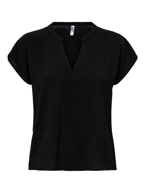 JACQUELINE de YONG Blusenshirt Einfarbige Kurzarm Bluse V-Ausschnitt Blusen günstig online kaufen