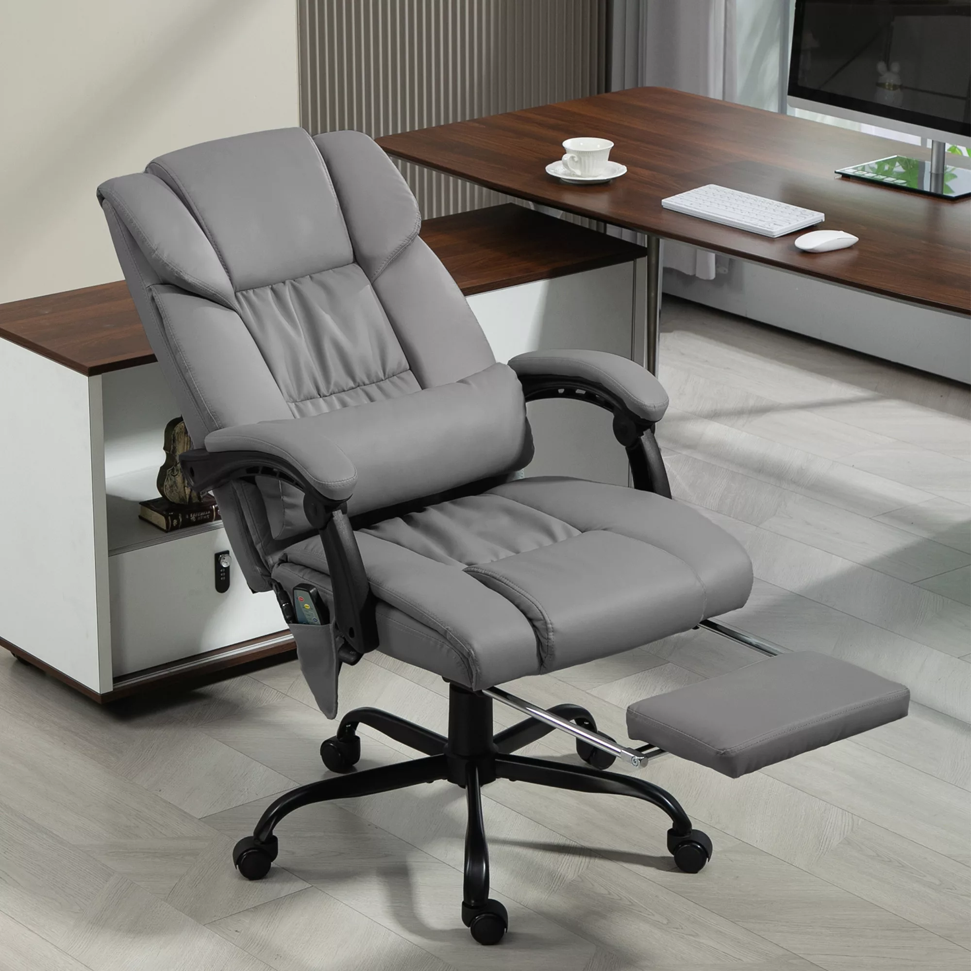 Vinsetto Massagesessel, Bürostuhl, ergonomischer Stuhl mit Fußstütze, höhen günstig online kaufen