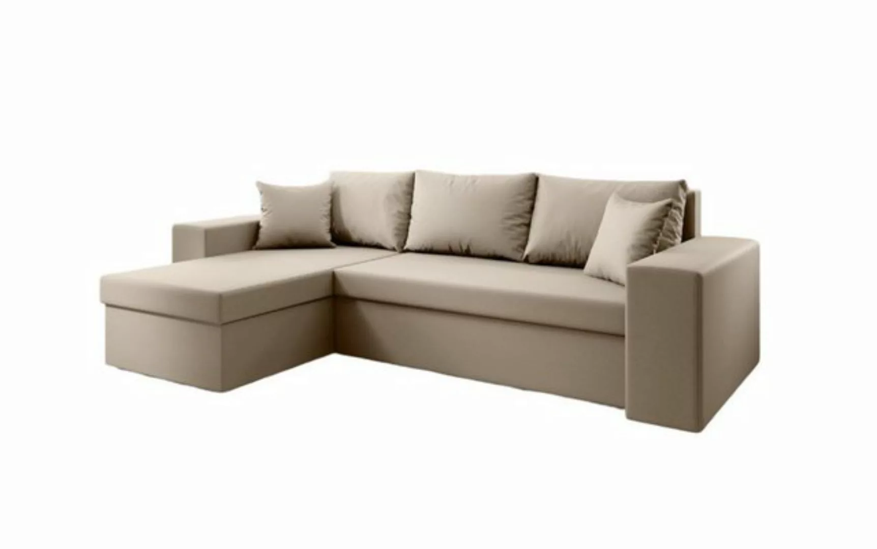 Luxusbetten24 Schlafsofa Designer Sofa Denver, mit Stauraum und Schlaffunkt günstig online kaufen