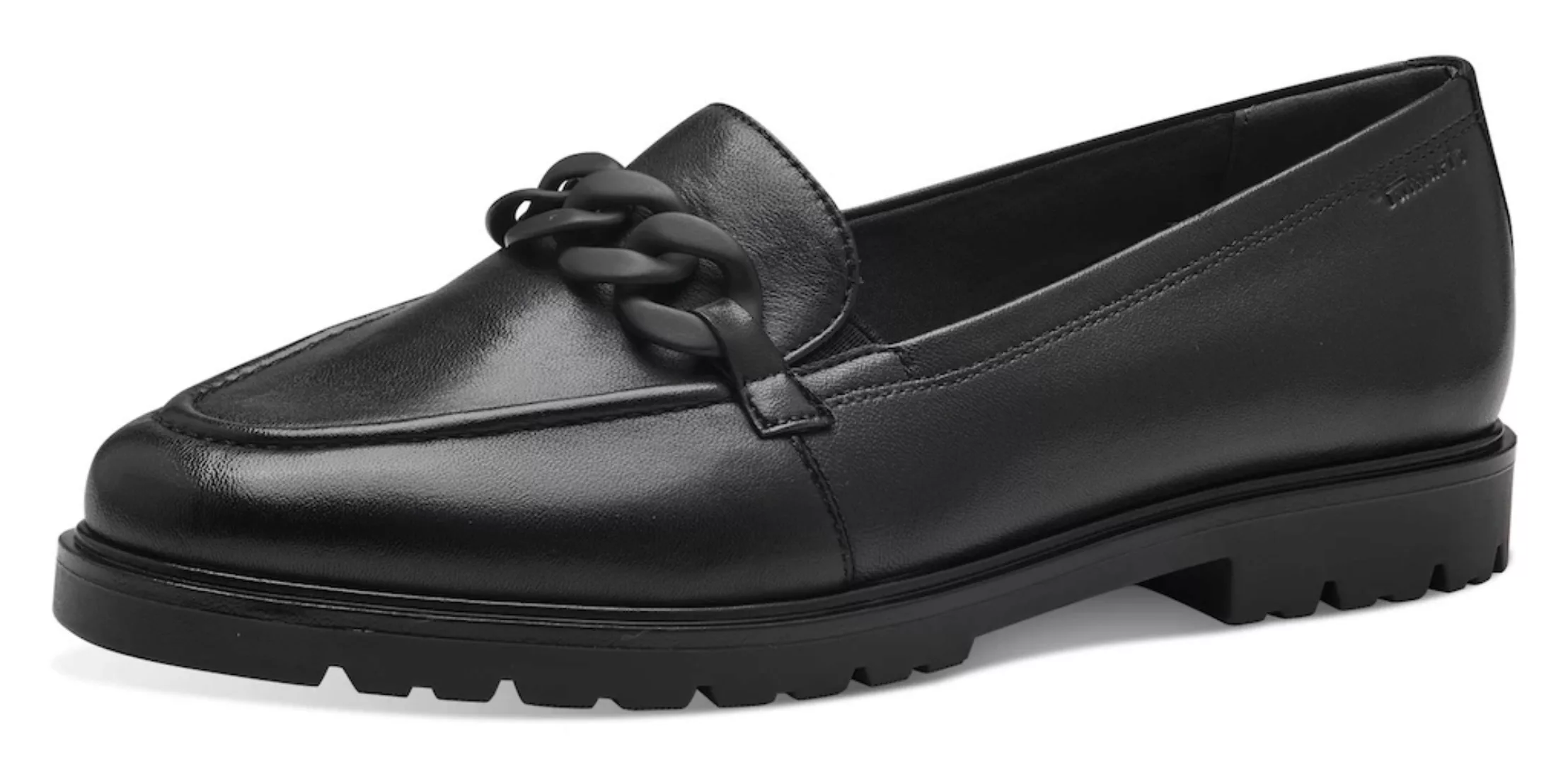 Tamaris Slipper, Loafer, Halbschuh, Schlupfschuh mit eleganter Zierkette günstig online kaufen