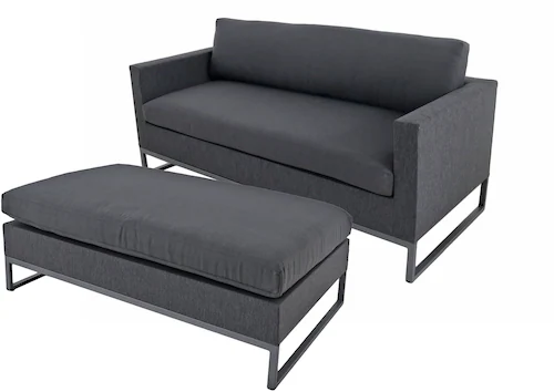 Garden Pleasure Loungesofa "YARA", inkl. Hocker günstig online kaufen