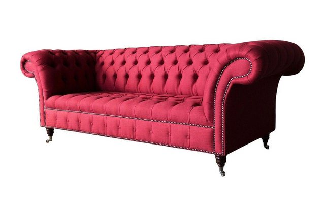 JVmoebel Sofa Chesterfield 3 Sitzer Dreisitzer Design Couchen Polster Sofa günstig online kaufen