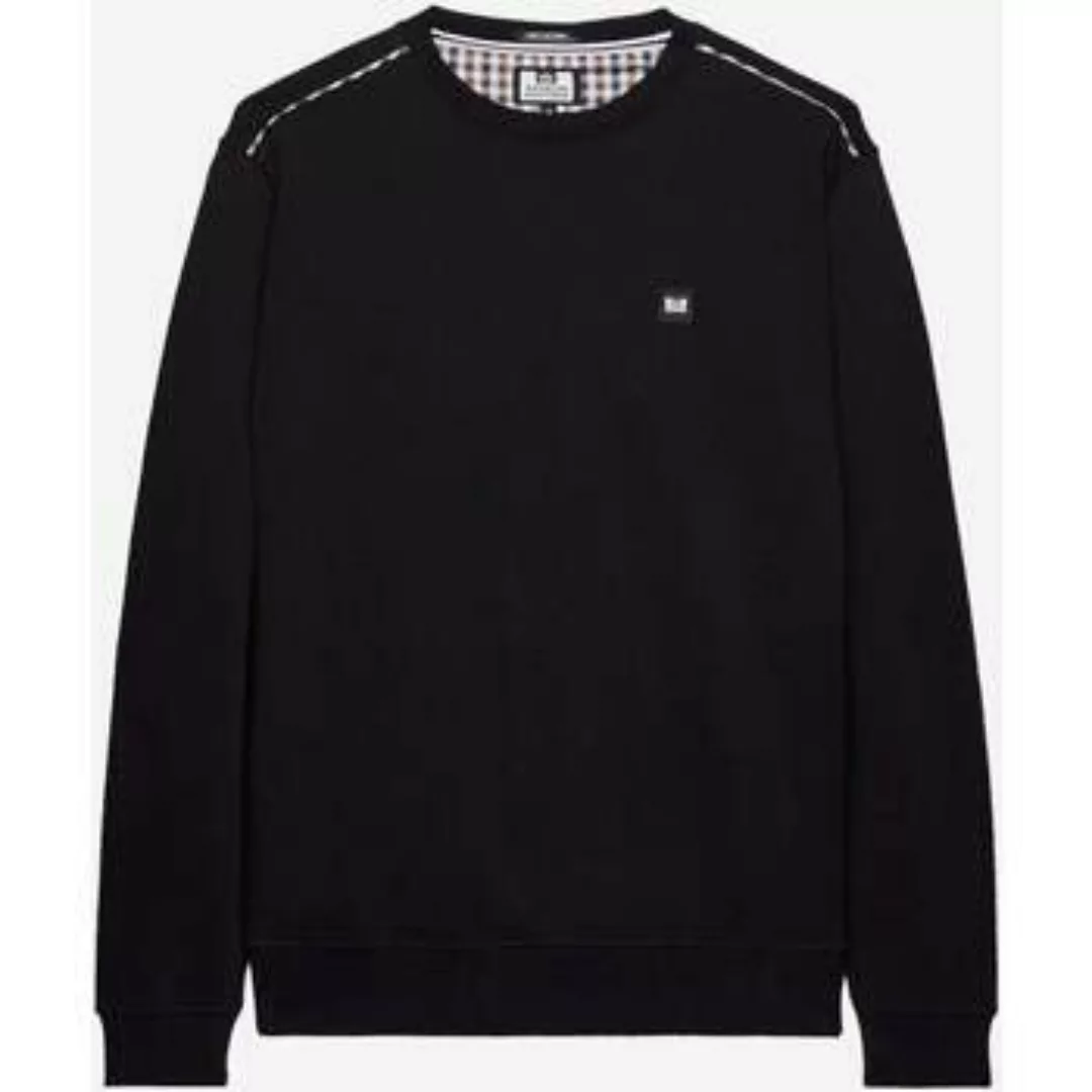 Weekend Offender  Pullover Vega – schwarzes Mid-House-Karomuster günstig online kaufen