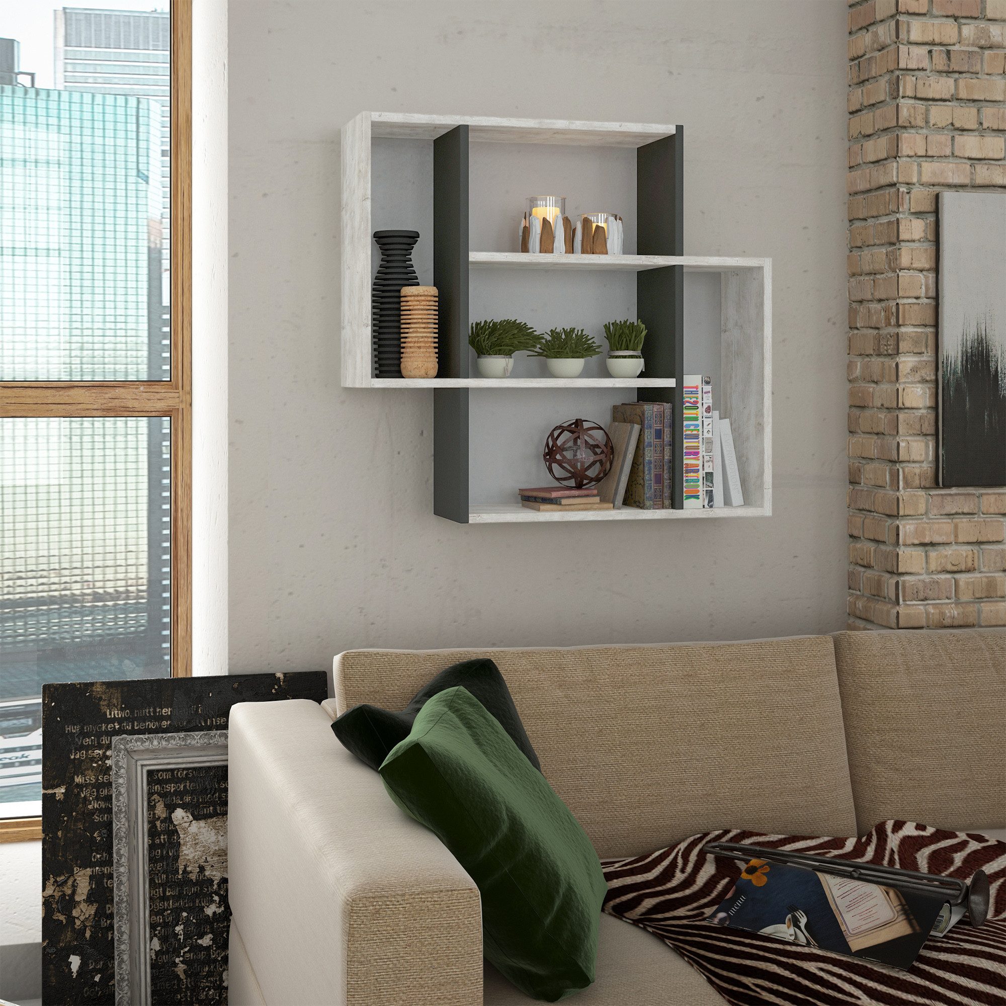 Decortie Wandregal Mito, Modernes Wandregal, Schwebendes günstig online kaufen