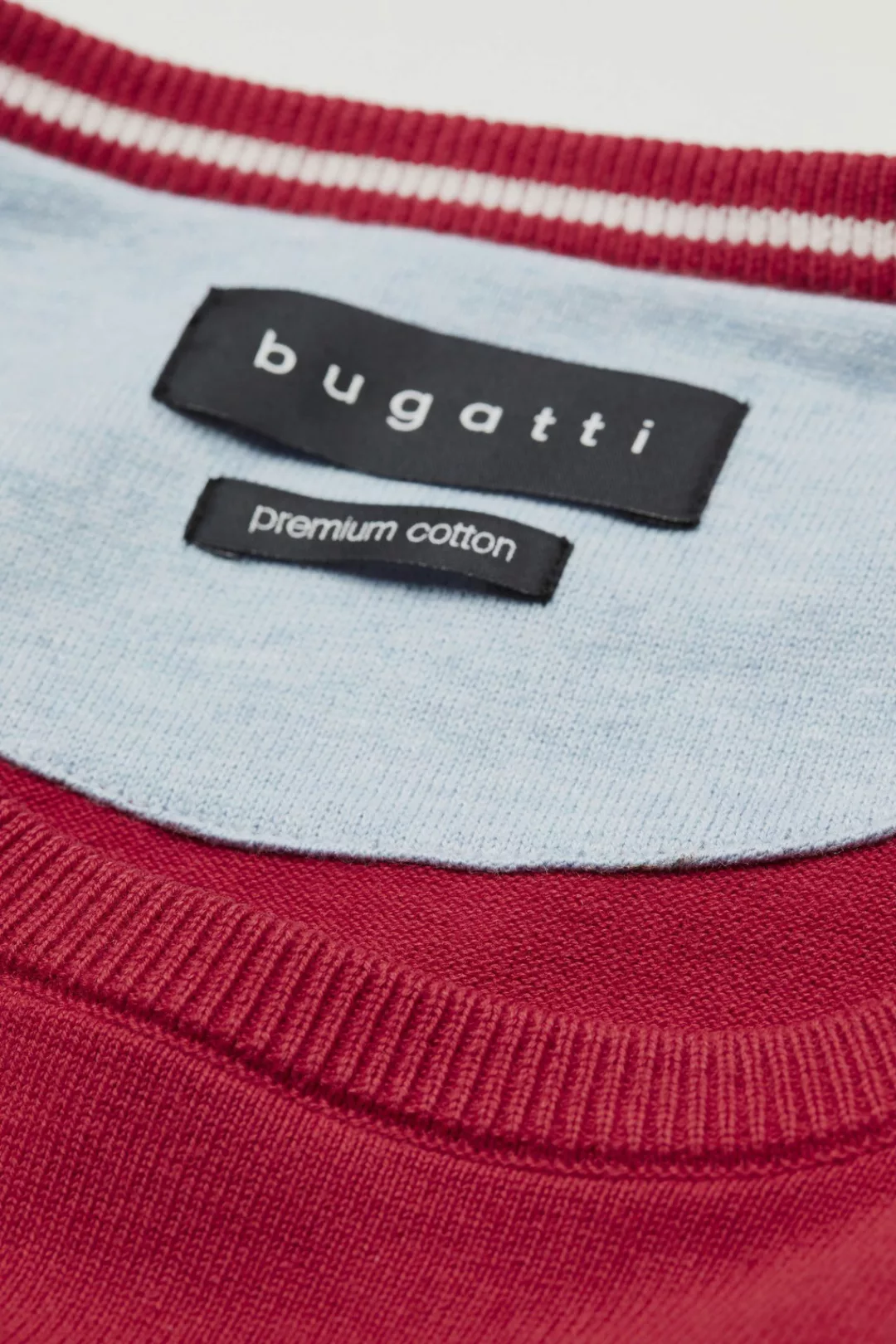 bugatti Strickpullover, mit Logostickerei günstig online kaufen