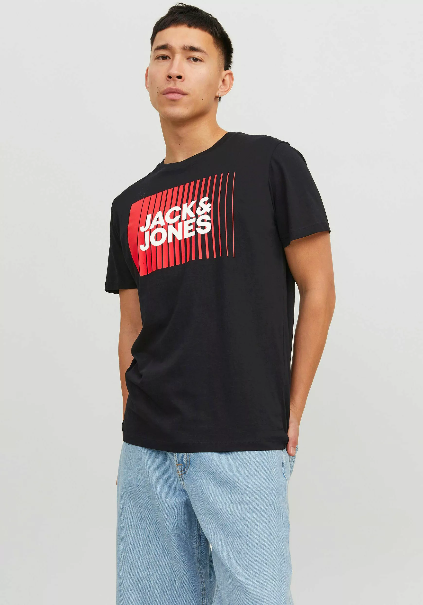 Jack & Jones Rundhalsshirt "JJECORP LOGO TEE PLAY SS O-NECK NOOS" günstig online kaufen