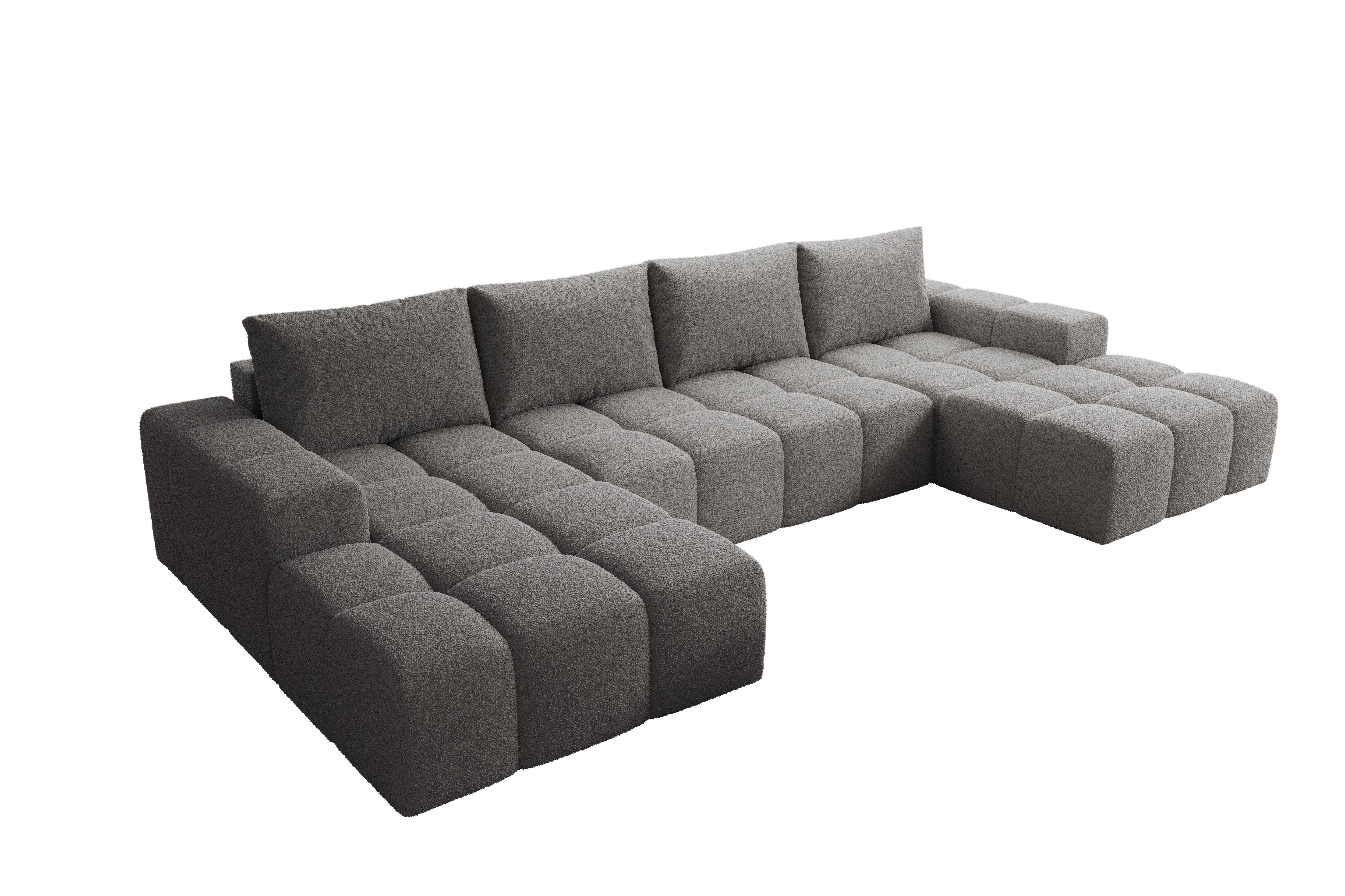 PROMETO Möbel Ecksofa Couch U-Form, Sofa günstig online kaufen