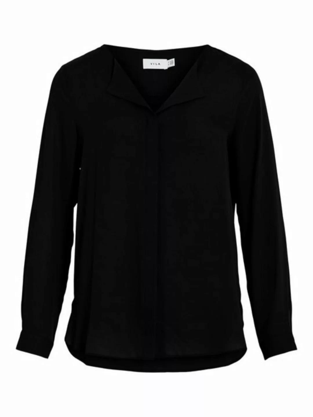 Vila Lucy Langarm Hemd 2XL Black günstig online kaufen