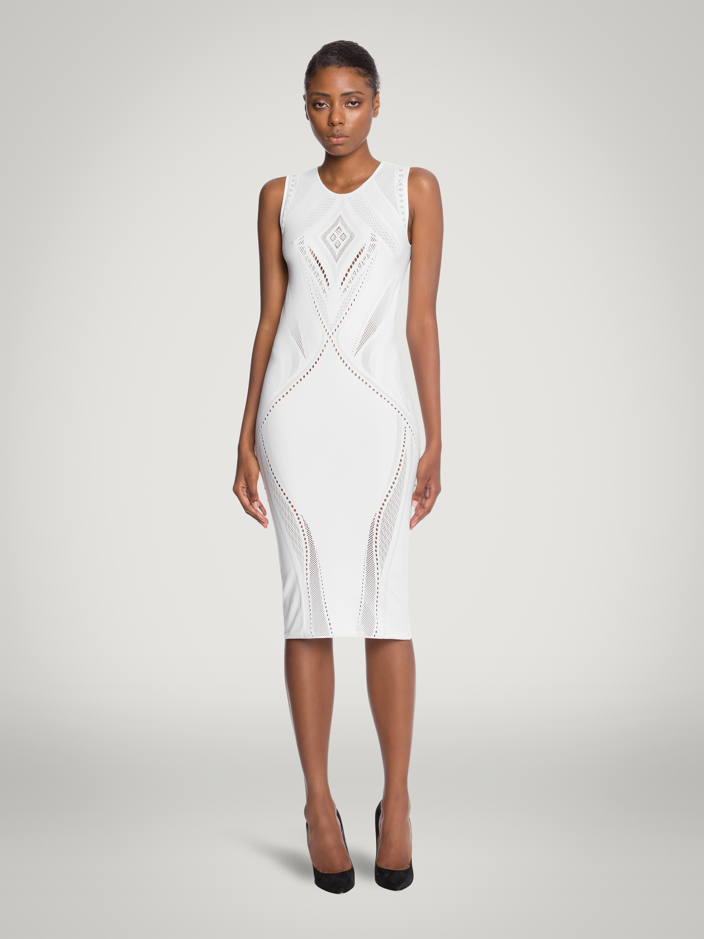 Wolford - Ajouré Net Dress, Frau, white, Größe: S günstig online kaufen