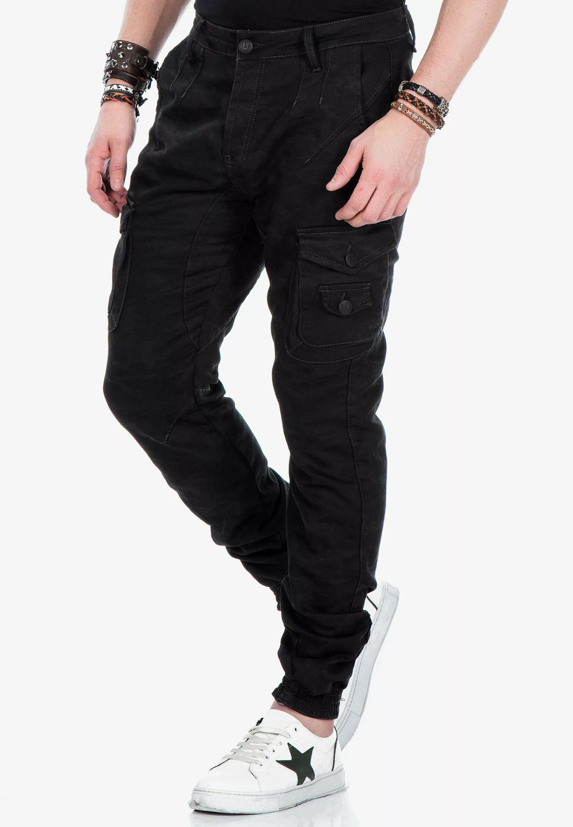 Cipo & Baxx Bequeme Jeans, mit elastischem Saum günstig online kaufen