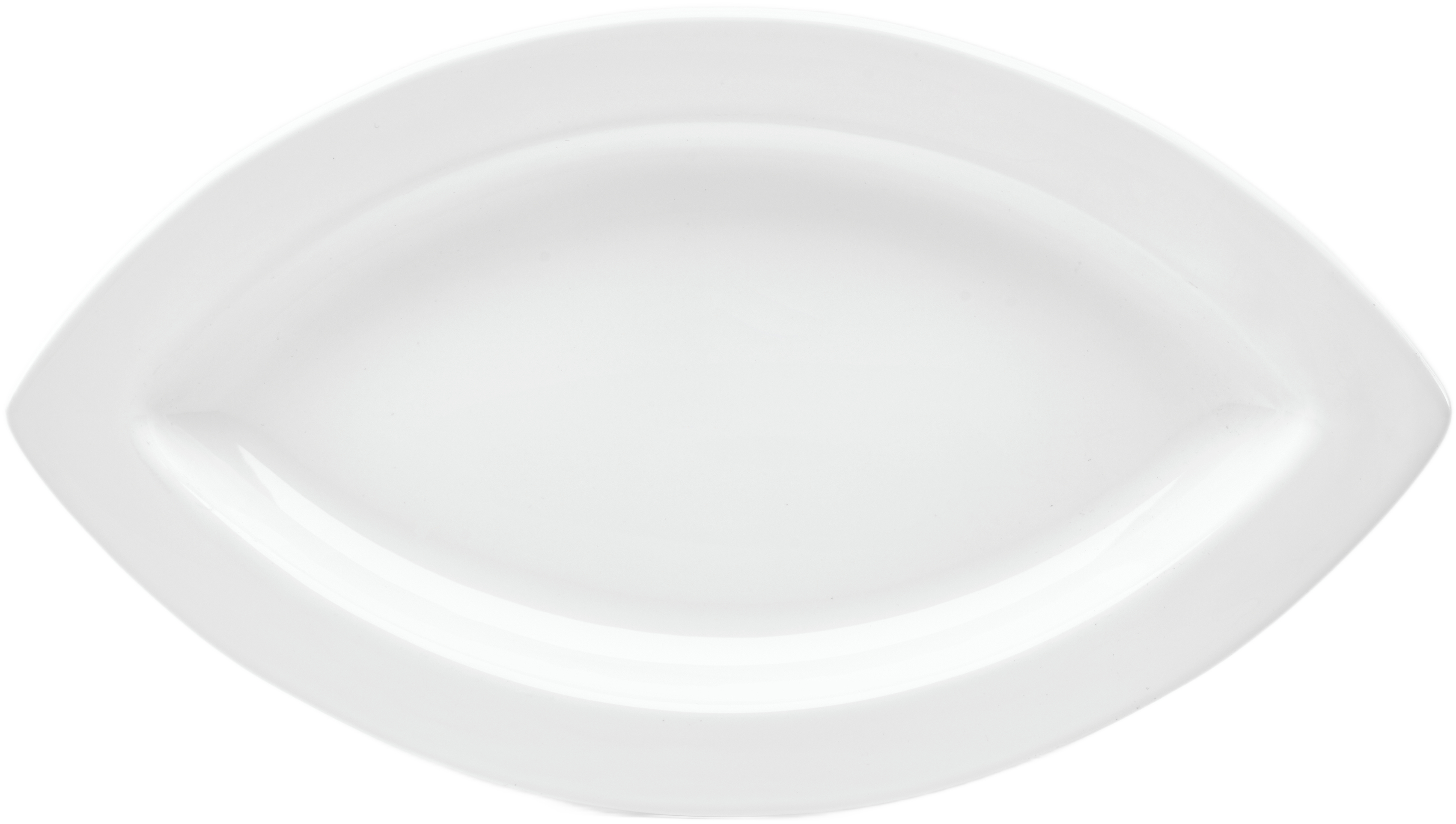 van Well Servierplatte »Platte Linsenform, 55 x 31 x 3 cm, 4 Stück«, (Set, günstig online kaufen