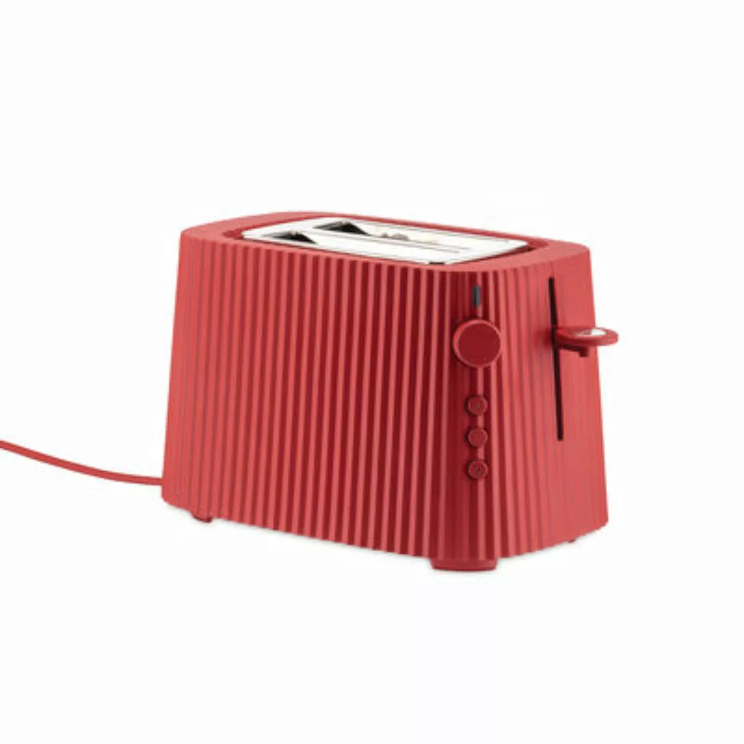 Toaster Plissé plastikmaterial rot / 2 Scheiben – 850 W - Alessi - Rot günstig online kaufen