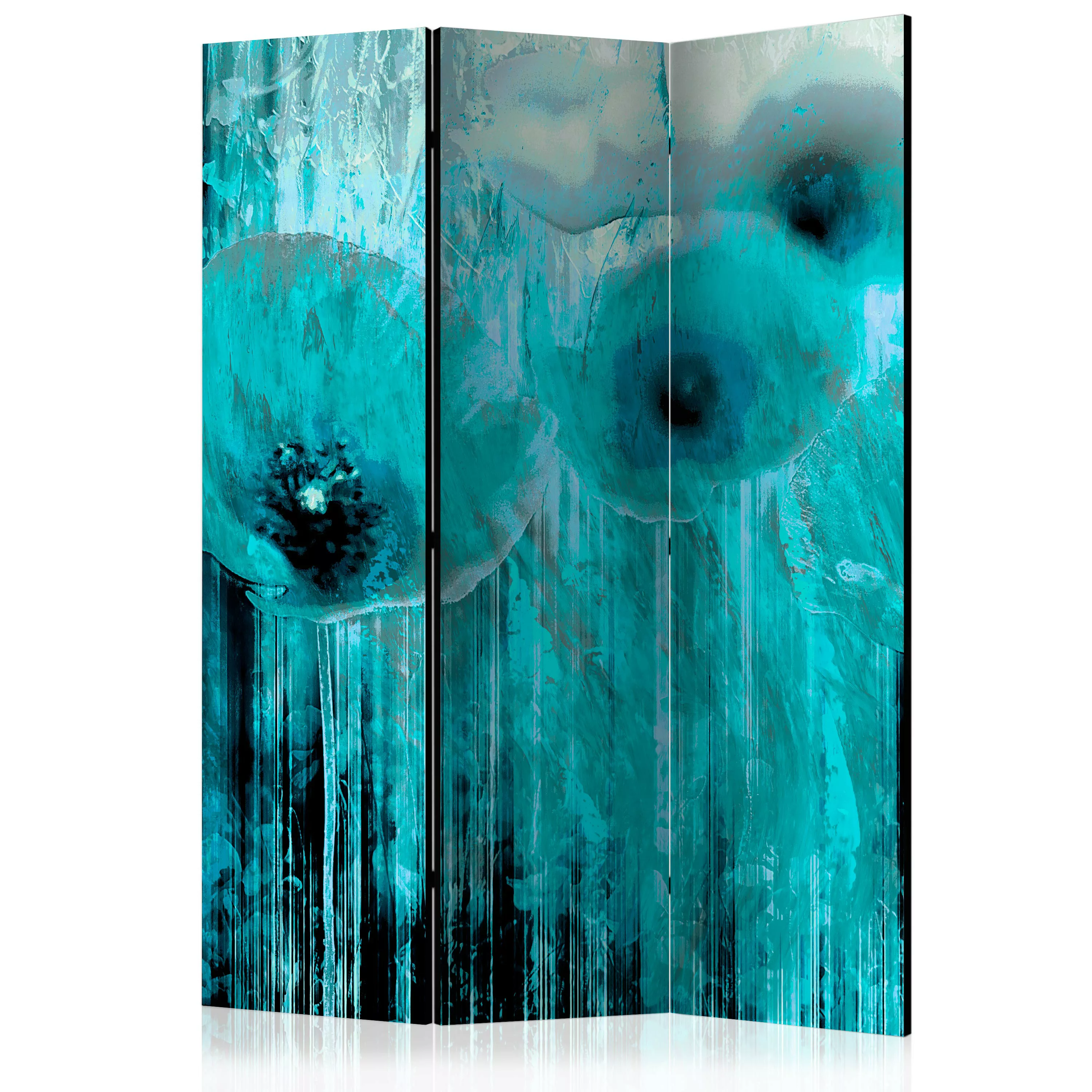 3-teiliges Paravent - Turquoise Madness [room Dividers] günstig online kaufen