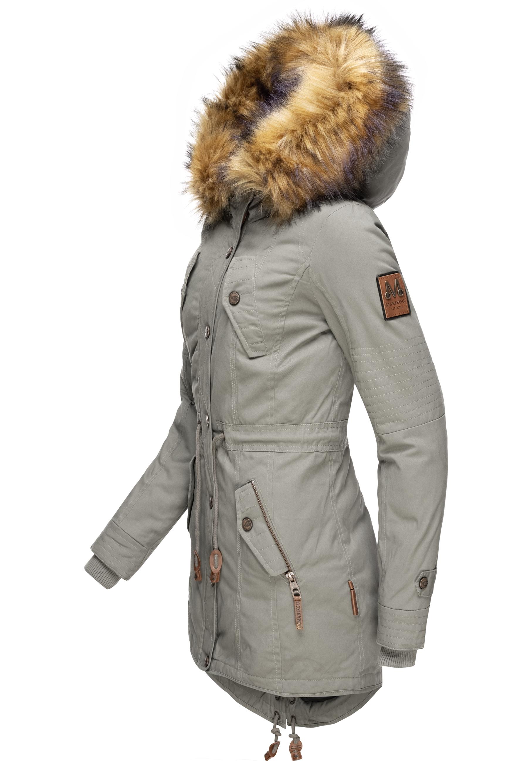 Marikoo Wintermantel "La Viva Prc", stylischer Winterparka mit abnehmbarem günstig online kaufen