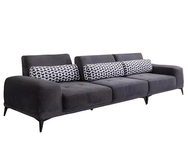 Xlmoebel 4-Sitzer Grau 4-Sitz Luxus Moderne Wohnbereich Sofa Polster Möbel günstig online kaufen