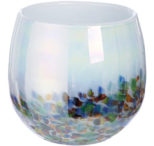 GILDE Tischvase »Vase "Arco" Höhe ca. 17 cm«, (1 St.) günstig online kaufen