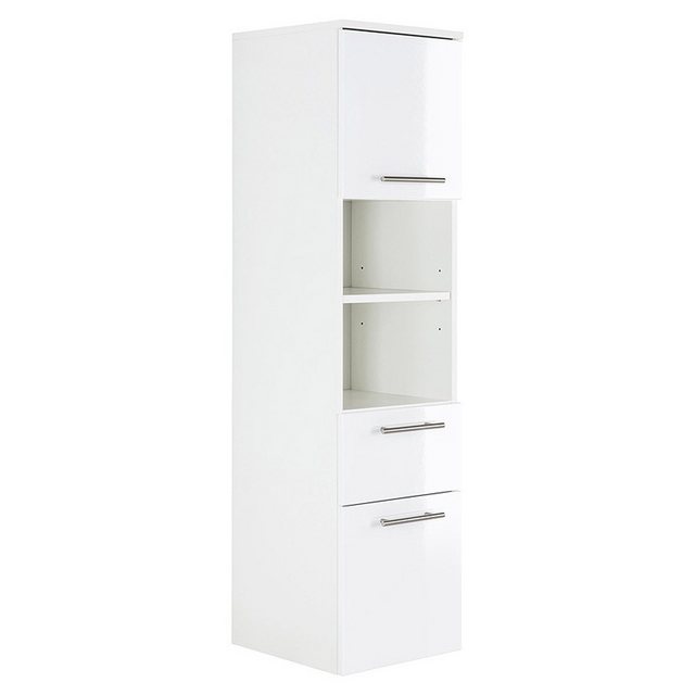 Lomadox Badezimmer Hochschrank mit 2 Türen und Schublade, hängend, LAGOS-02 günstig online kaufen