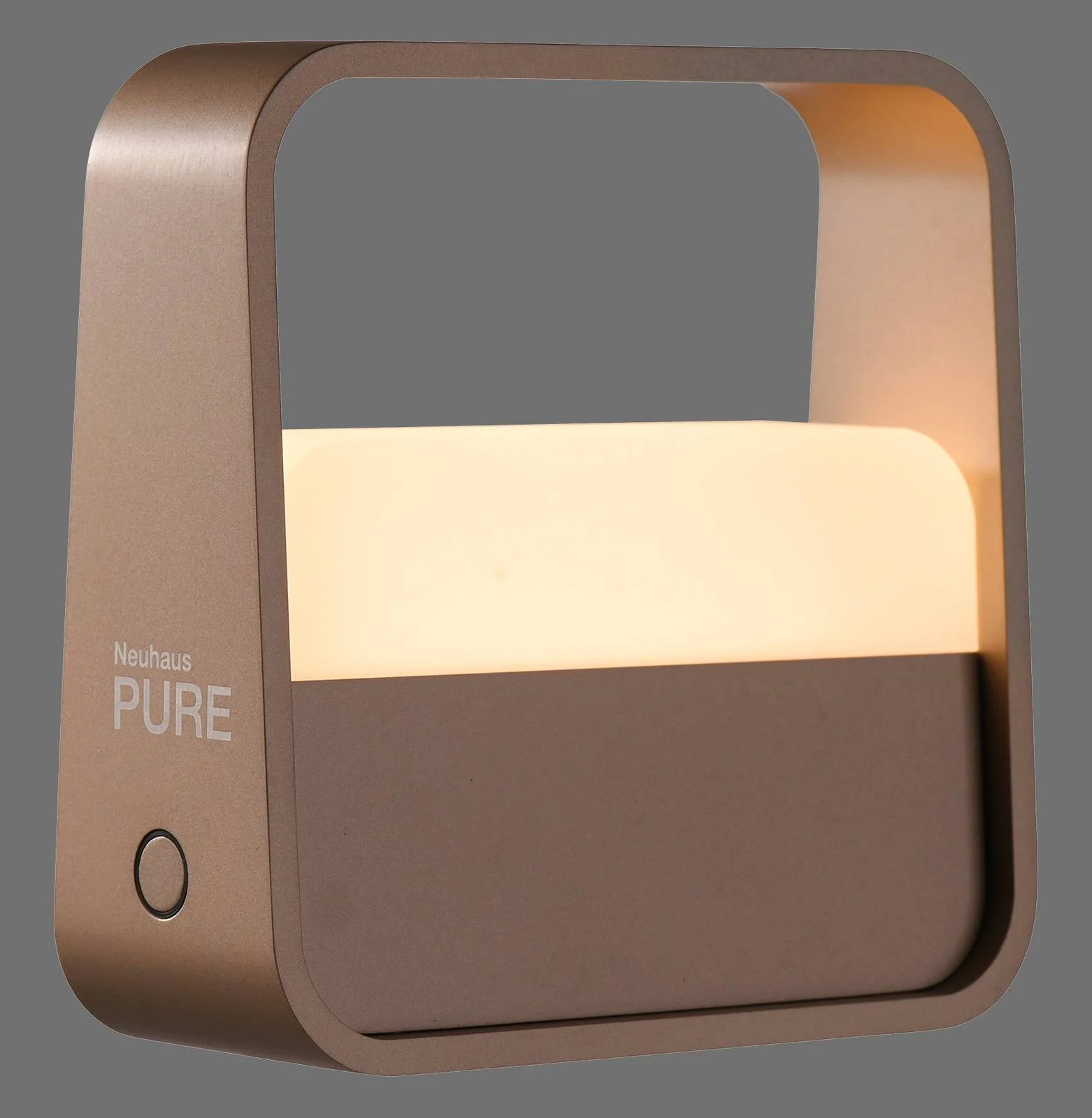 PURE LED-Akku-Tischleuchte Pure Go, bronze, Aluminium günstig online kaufen