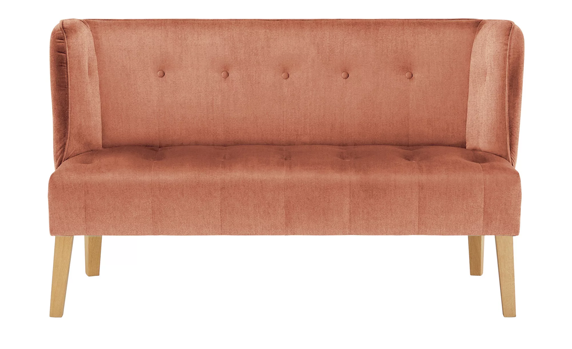 switch Küchensofa Samt  Bella ¦ orange ¦ Maße (cm): B: 158 H: 90 T: 69 Bänk günstig online kaufen