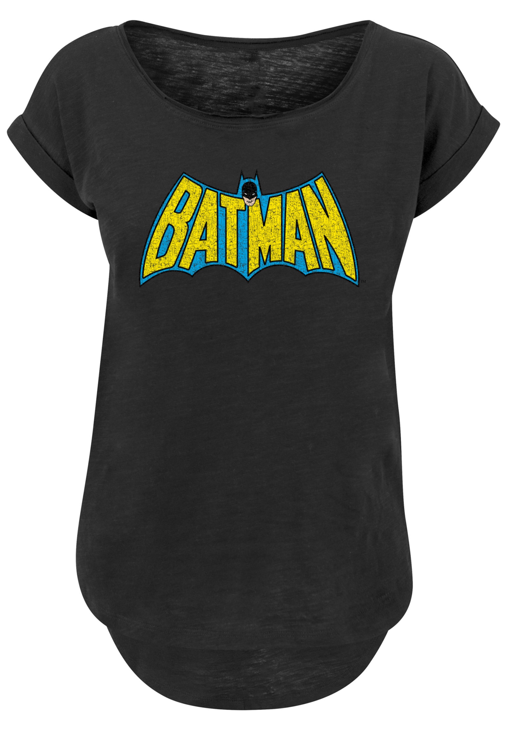 F4NT4STIC T-Shirt "DC Comics Superhelden Batman Crackle Logo", Print günstig online kaufen