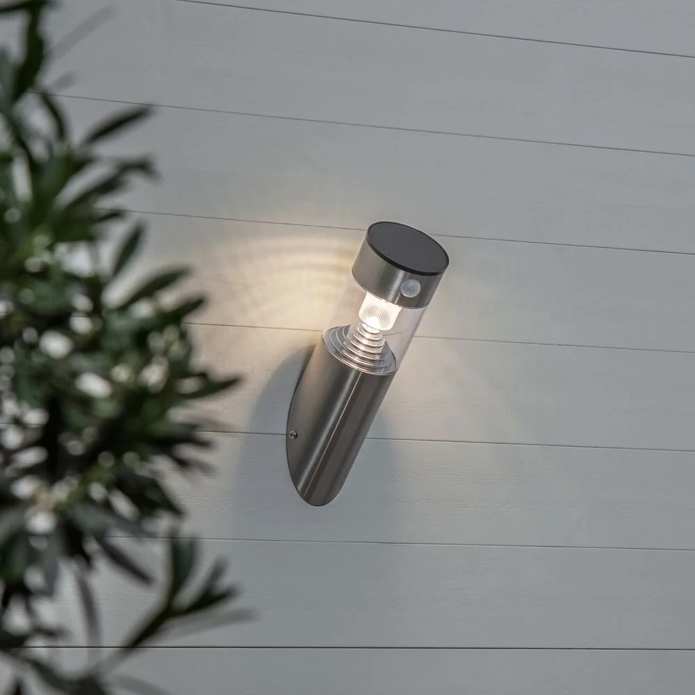 LED-Solarwandleuchte Marbella mit Bewegungssensor günstig online kaufen
