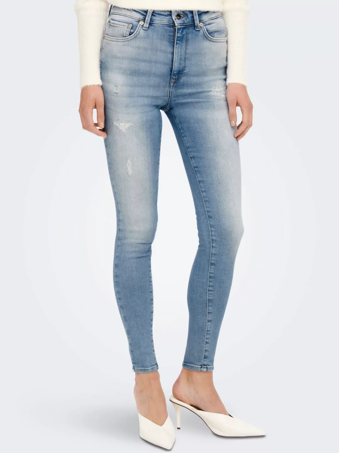 ONLY Skinny-fit-Jeans "ONLMILA HW SK ANK JEANS REA437" günstig online kaufen